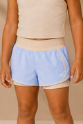Bermuda Short Infantil Active Bruna com Viés Beachers
