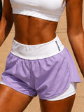 Bermuda Short Active Virgínia com Bolso Zíper no Cós Atrás - Cós Branco