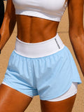 Bermuda Short Active Virgínia com Bolso Zíper no Cós Atrás - Cós Branco